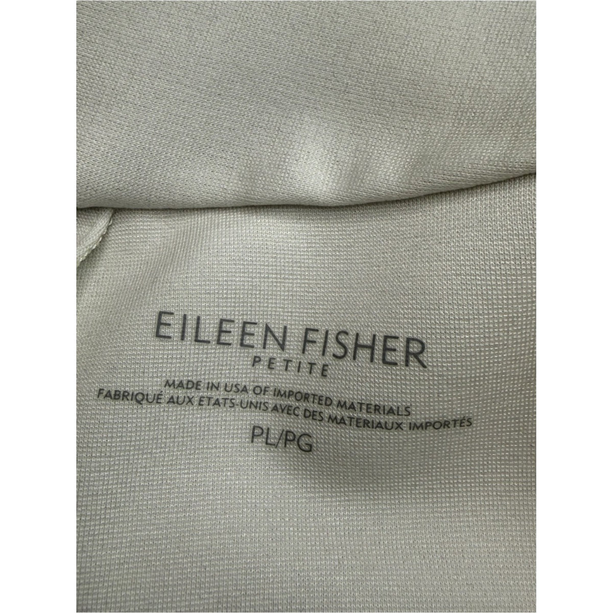 Eileen Fisher Bone Flex Tencel Ponte Notch Collar Jacket Size LP