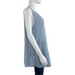 Eileen Fisher NWT Blue 100% Silk Tunic Tank Size XL