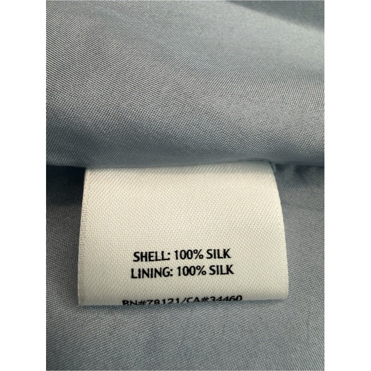 Eileen Fisher NWT Blue 100% Silk Tunic Tank Size XL