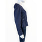 Free People NWT Navy Darcy Striped Peplum Jacket Size XS