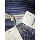 Free People NWT Navy Darcy Striped Peplum Jacket Size XS