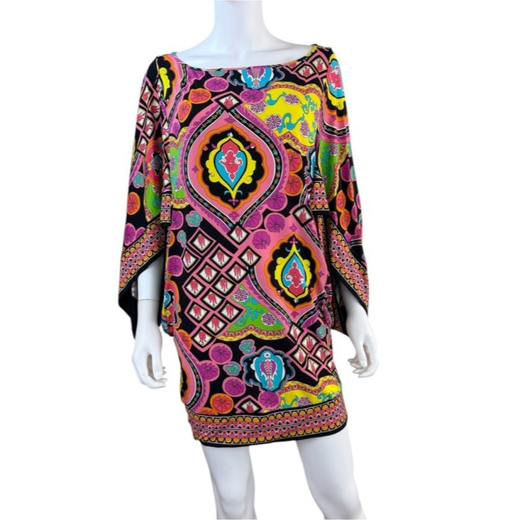 Trina Turk Marrakesh Print Kimono Mini Dress Size M