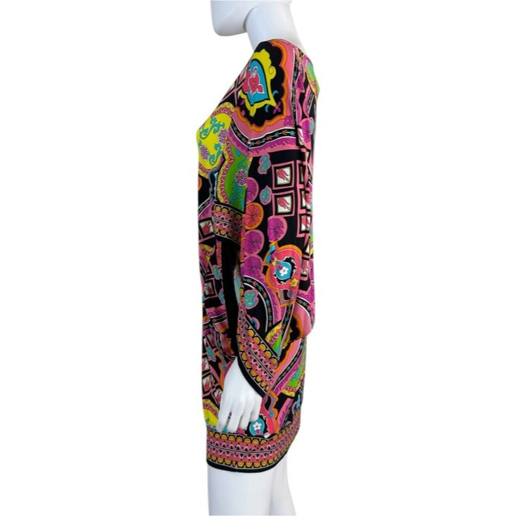 Trina Turk Marrakesh Print Kimono Mini Dress Size M