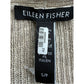 Eileen Fisher Beige Organic Linen Delave V-Neck Top Size S