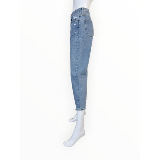 AGOLDE Light Blue Distressed Denim Parker Jeans Size 28