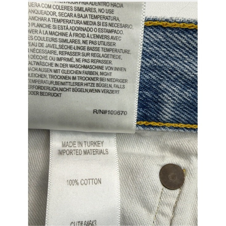 AGOLDE Light Blue Distressed Denim Parker Jeans Size 28