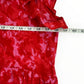 Karlie Red Floral Maxi Dress With Flutter Sleeves And Tiered Skirt Size S