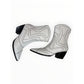 Matisse NWOT White Leather Contrast Stitch Aries Western Boot Size 7