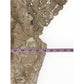 Antonio MELANI Tan Floral Lace Sheath Dress Size 12