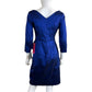 Alex Evenings NWT Royal Blue Taffeta Cocktail Dress Size 6
