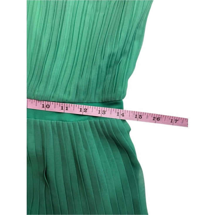Banana Republic Green Pleated Ombré Midi Dress Size 6