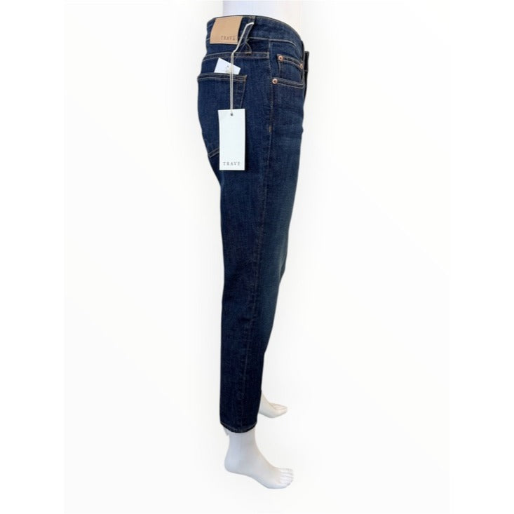 TRAVE NWT Blue Sophie Low Rise Slim Crop Ankle Jeans Size 28