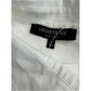 Lafayette 148 New York White "Pippen" Linen Blouse Size L