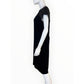 LRL Black Knit Shift Dress Size 14