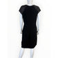 LRL Black Knit Shift Dress Size 14