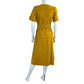 Sezane Yellow Curry Marianne Dress Size 38