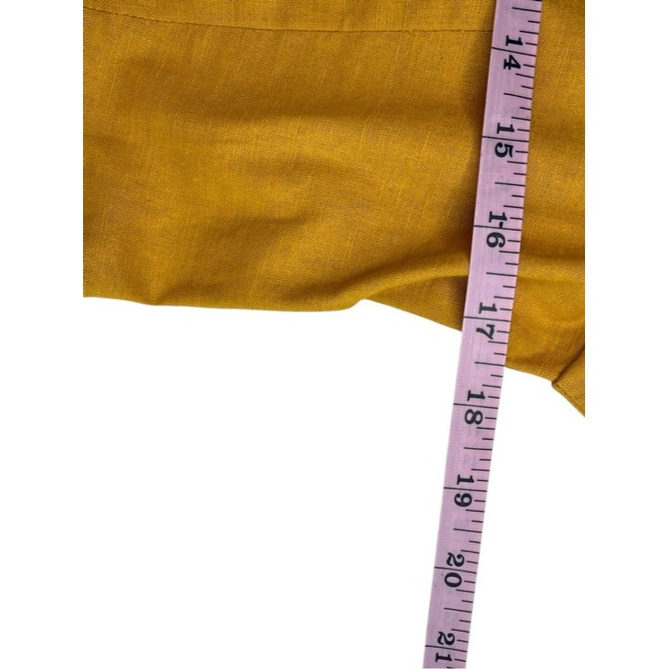 Sezane Yellow Curry Marianne Dress Size 38