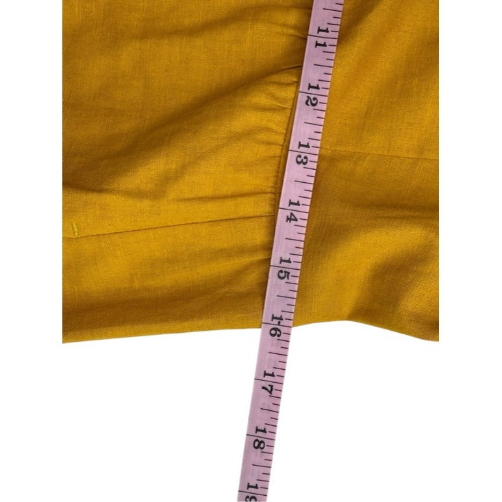 Sezane Yellow Curry Marianne Dress Size 38