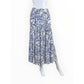Cynthia Rowley NWT Blue Floral Tiered Maxi Skirt Size XS