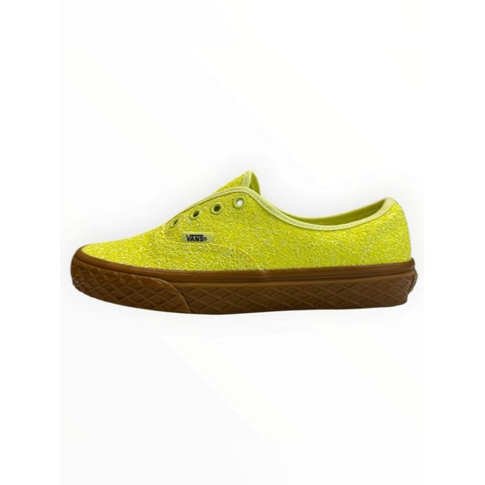 VANS NWT Neon Yellow Authentic Ice Cream Glitter Sneakers Size 7