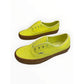 VANS NWT Neon Yellow Authentic Ice Cream Glitter Sneakers Size 7
