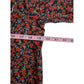 R13 Floral Liberty of London Print 3/4 Sleeve Cowboy Dress Size M