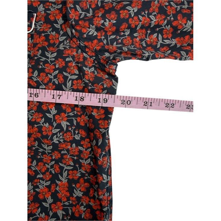 R13 Floral Liberty of London Print 3/4 Sleeve Cowboy Dress Size M