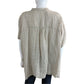 Eileen Fisher Brown Plaid 100% Organic Linen Button-down Top Size 2X