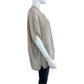 Eileen Fisher Brown Plaid 100% Organic Linen Button-down Top Size 2X