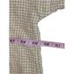 Eileen Fisher Brown Plaid 100% Organic Linen Button-down Top Size 2X