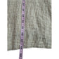Eileen Fisher Brown Plaid 100% Organic Linen Button-down Top Size 2X