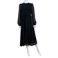 Wilfred NWT Black Rosalyn Midi Dress Size L