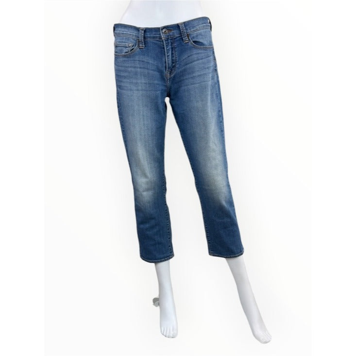 Lucky Brand Blue Denim Sofia Cropped Jeans Size 8