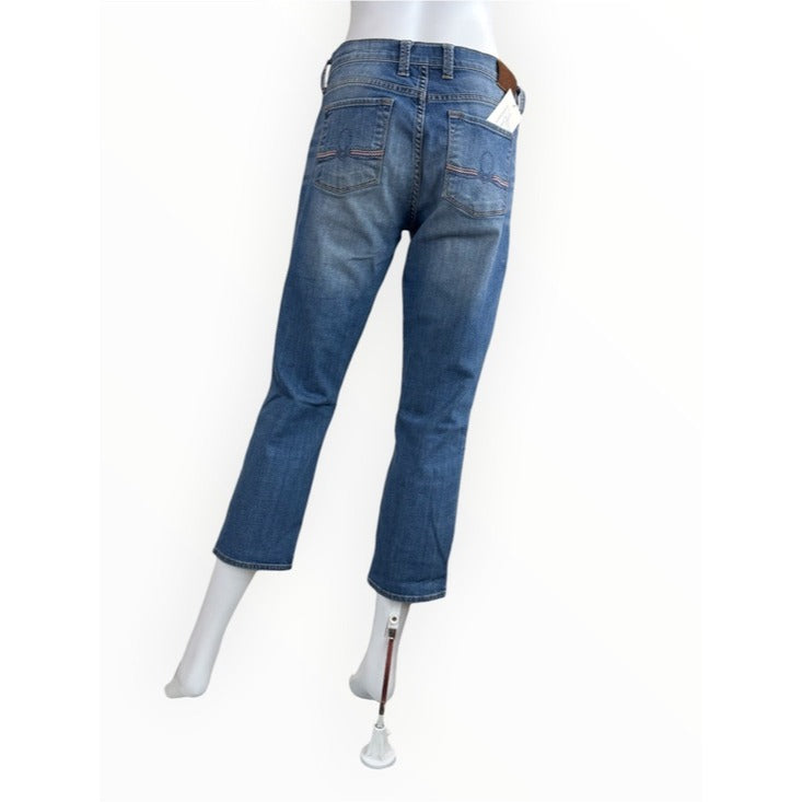 Lucky Brand Blue Denim Sofia Cropped Jeans Size 8