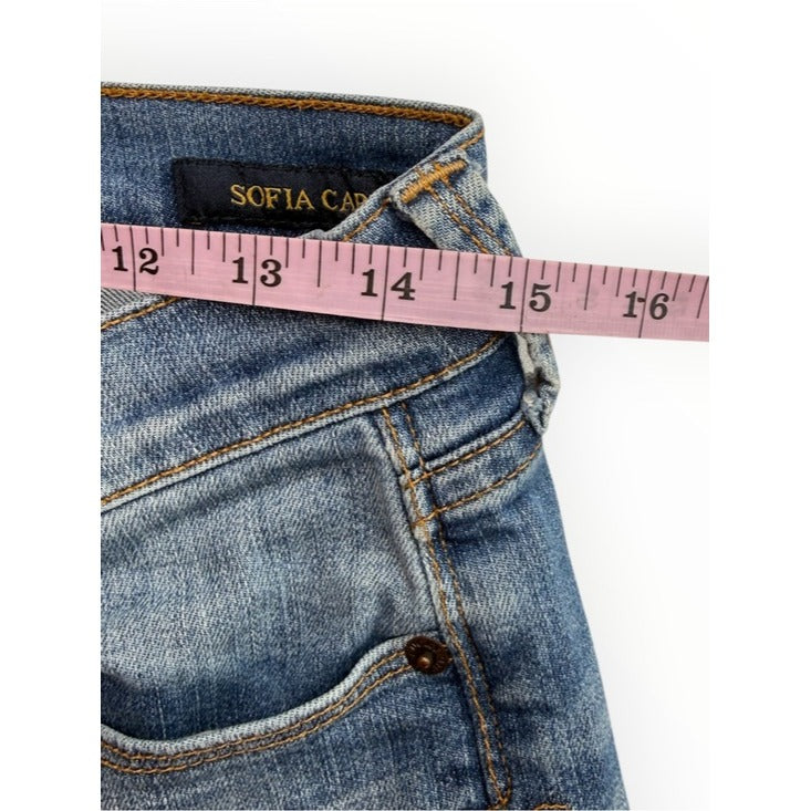 Lucky Brand Blue Denim Sofia Cropped Jeans Size 8