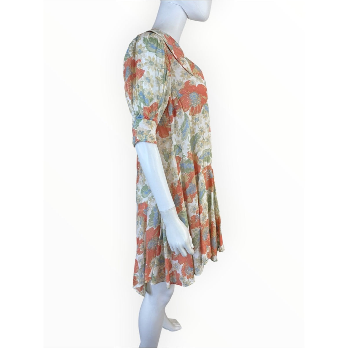 Free People NWT Moon Chaser Floral Print Mini Dress Size XS