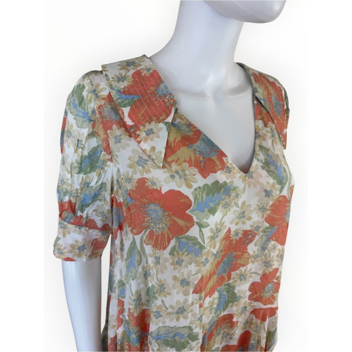 Free People NWT Moon Chaser Floral Print Mini Dress Size XS