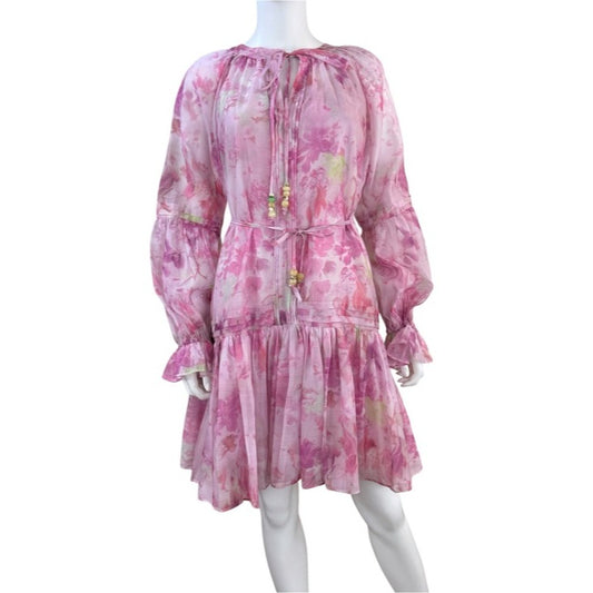 INA NWT Pink Floral Print Mini Dress Size S