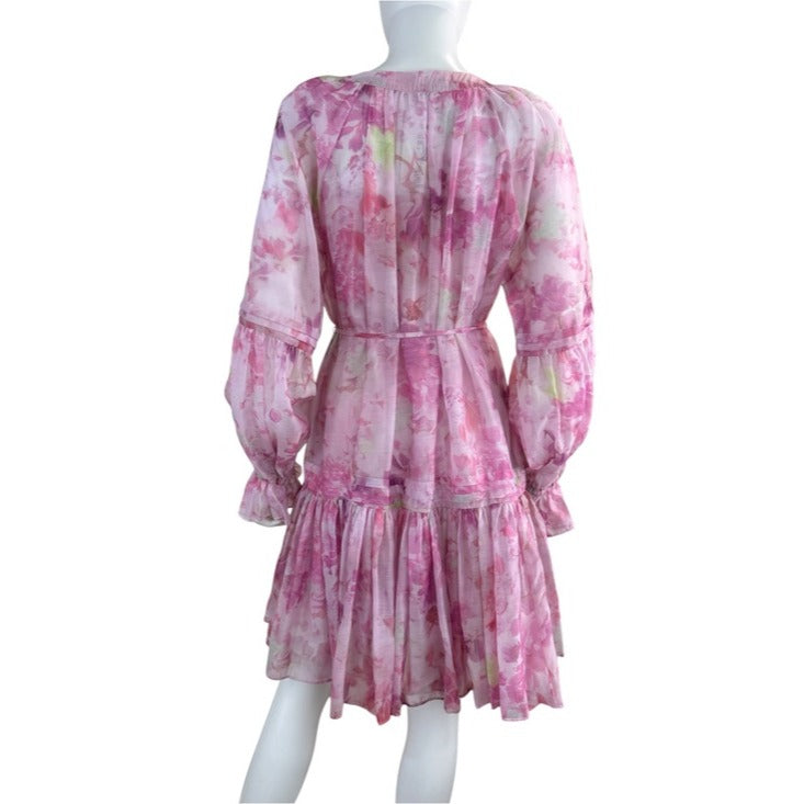 INA NWT Pink Floral Print Mini Dress Size S