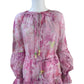 INA NWT Pink Floral Print Mini Dress Size S