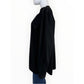 Lafayette 148 New York Black Split-neck Popover Tunic Size XL
