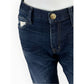 CURRENT/ELLIOTT Blue Distressed Cropped Boyfriend Jeans Size 27