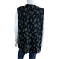 Vince Black Floral Dandelion Print Blouse Size XL