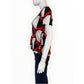 Cynthia Rowley Bold Retro Pattern 100% Cotton Tee Size S