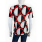 Cynthia Rowley Bold Retro Pattern 100% Cotton Tee Size S