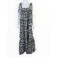 Warm Clothing Big Love Black Floral Tie Strap Tiered Maxi Dress Size M