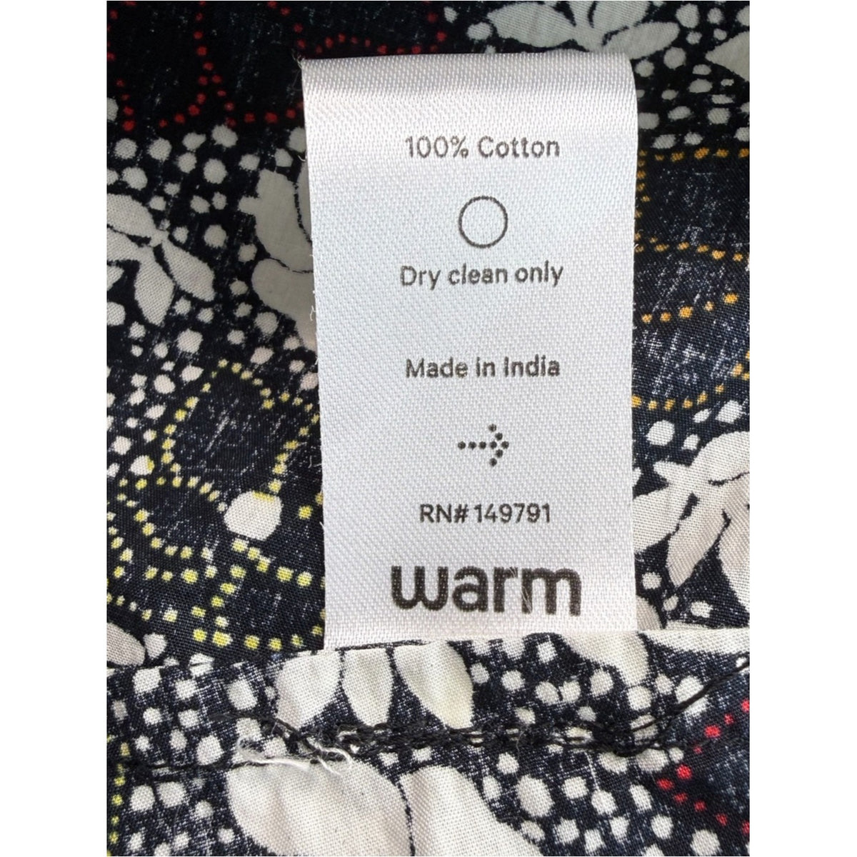 Warm Clothing Big Love Black Floral Tie Strap Tiered Maxi Dress Size M
