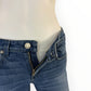 AMO Kate Mid Rise Slim Straight Jeans Blue Gem Medium Wash Stretch Size 26