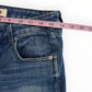 AMO Kate Mid Rise Slim Straight Jeans Blue Gem Medium Wash Stretch Size 26