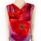 Lysse NWT Womens Sleeveless Floral Print Cowl Neck Top Multicolor Size S